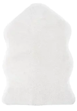 Andiamo Kunstfell Lambskin weiß, 55 x 80 cm