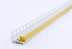 baukom Anputzleiste PVC 2,6 m lang, 9 mm Putzdicke