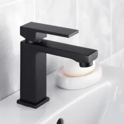 Cornat Waschtischarmatur Noir square schwarz