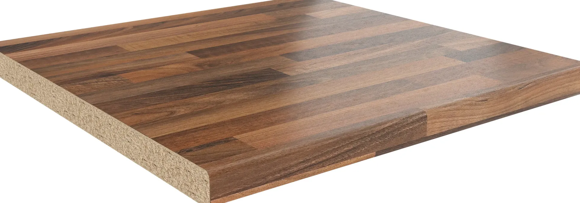 GetaElements Arbeitsplatte 410 x 60 cm, 39 mm Butcherblock Nussbaum