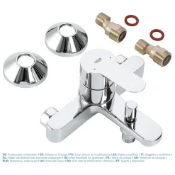 Grohe Badewannenarmatur BauEdge verchromt