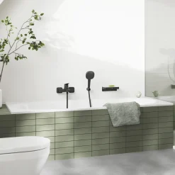 Grohe Badewannenarmatur Dice schwarz matt