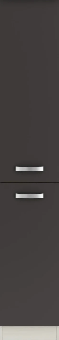 Optifit Apothekerschrank Faro 220 anthrazit/akazie 30 cm
