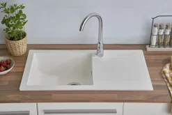 respekta Mineralite Einbauspüle DENVER78X44W