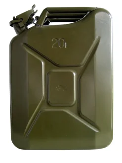 Unitec Benzinkanister 20 Liter Stahlblech olivgrün