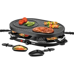 Unold Raclette Gourmet 8 Pfännchen 1.200 Watt