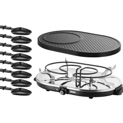 Unold Raclette Gourmet 8 Pfännchen 1.200 Watt