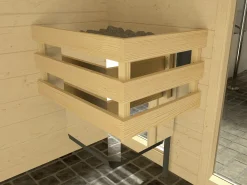Weka Design-Saunahaus KUOPIO Sparset 9,0 kw BioS natur